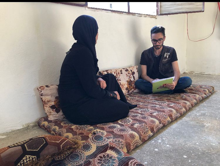 Rowaida is the mother of three orphans.