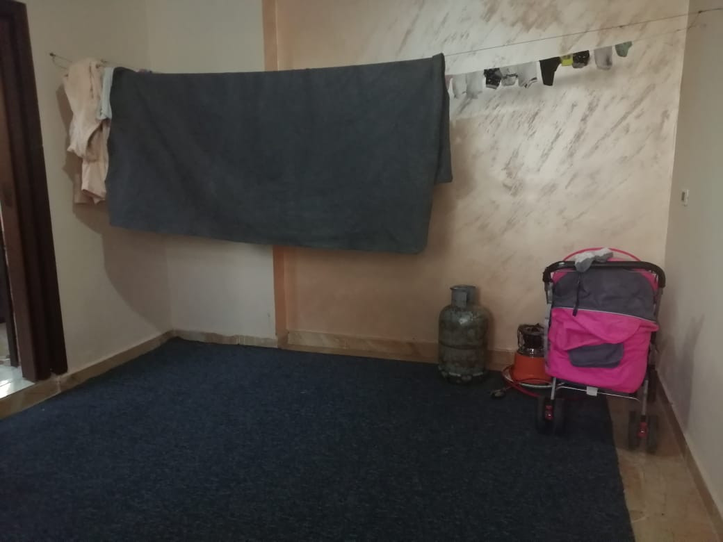 A family lives in a house lacking the most basic necessities of life