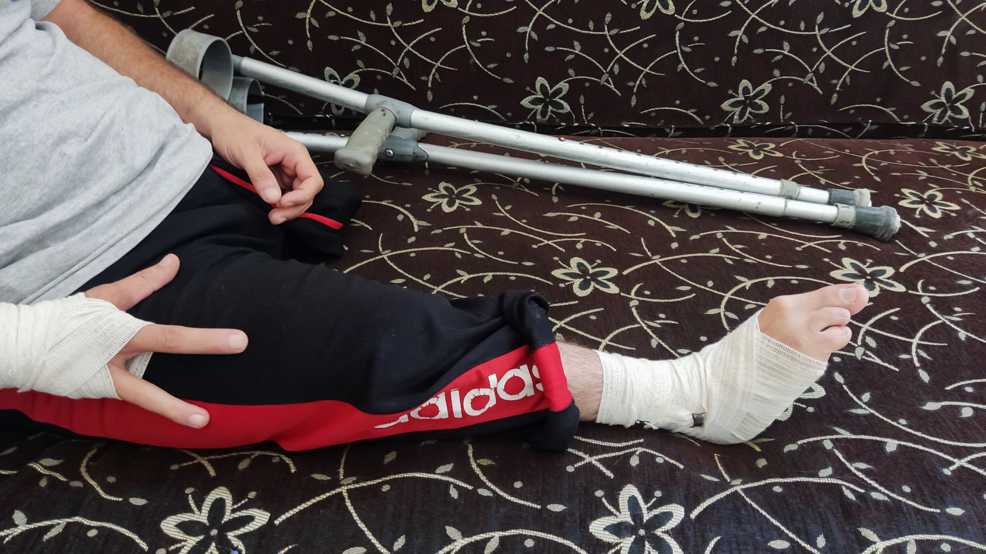He's unable to help his family because of his sickness!