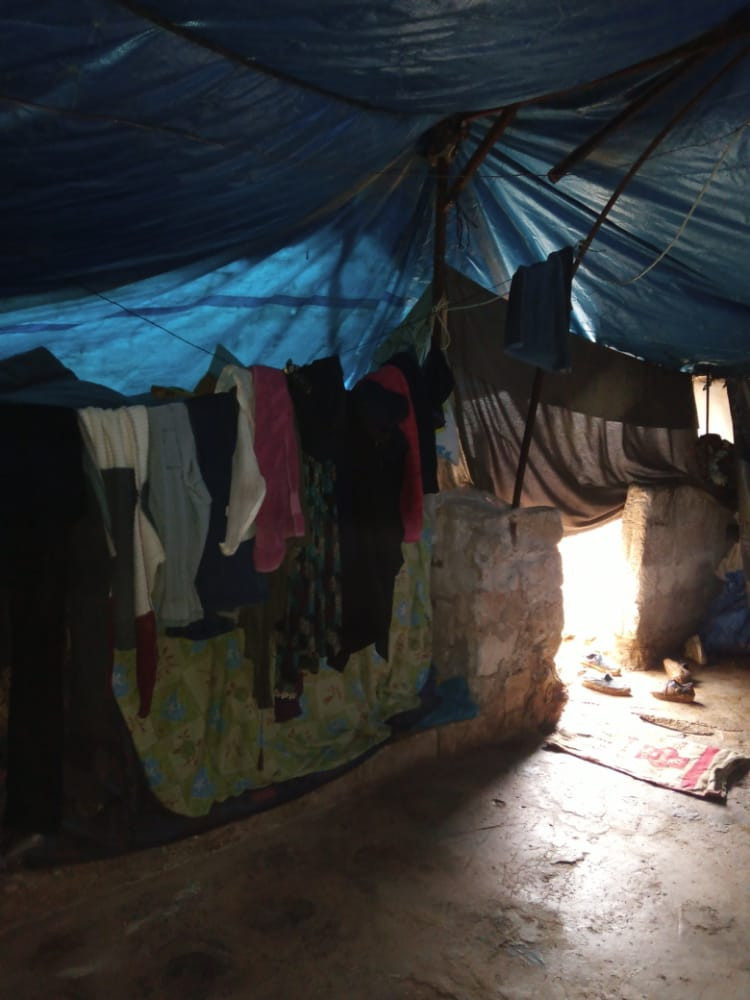 Aida is the only provider for her family after displacement and her husband had cancer