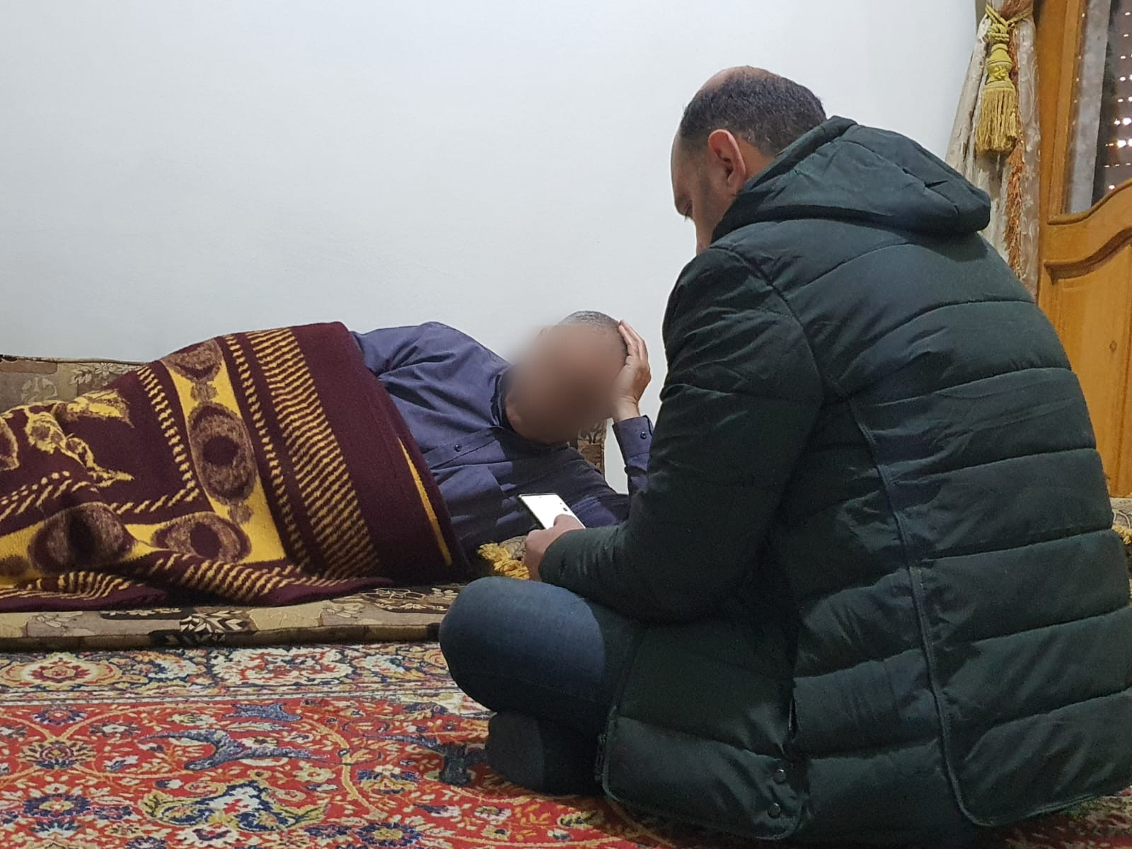 The darkness of life in the eyes of Uncle Ahmed