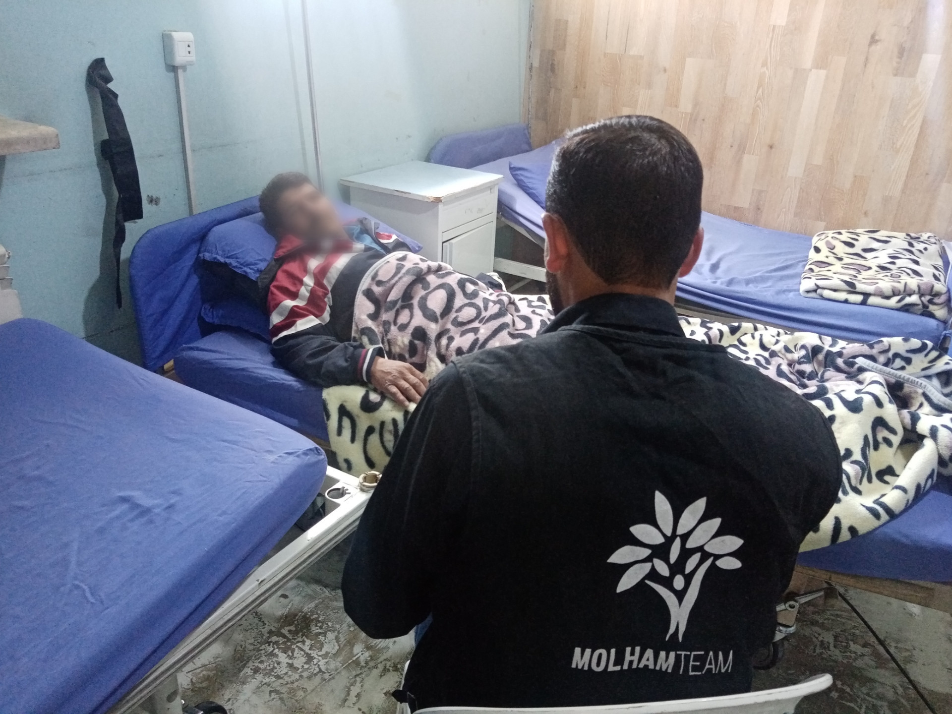 Being displaced and having disease made me tired