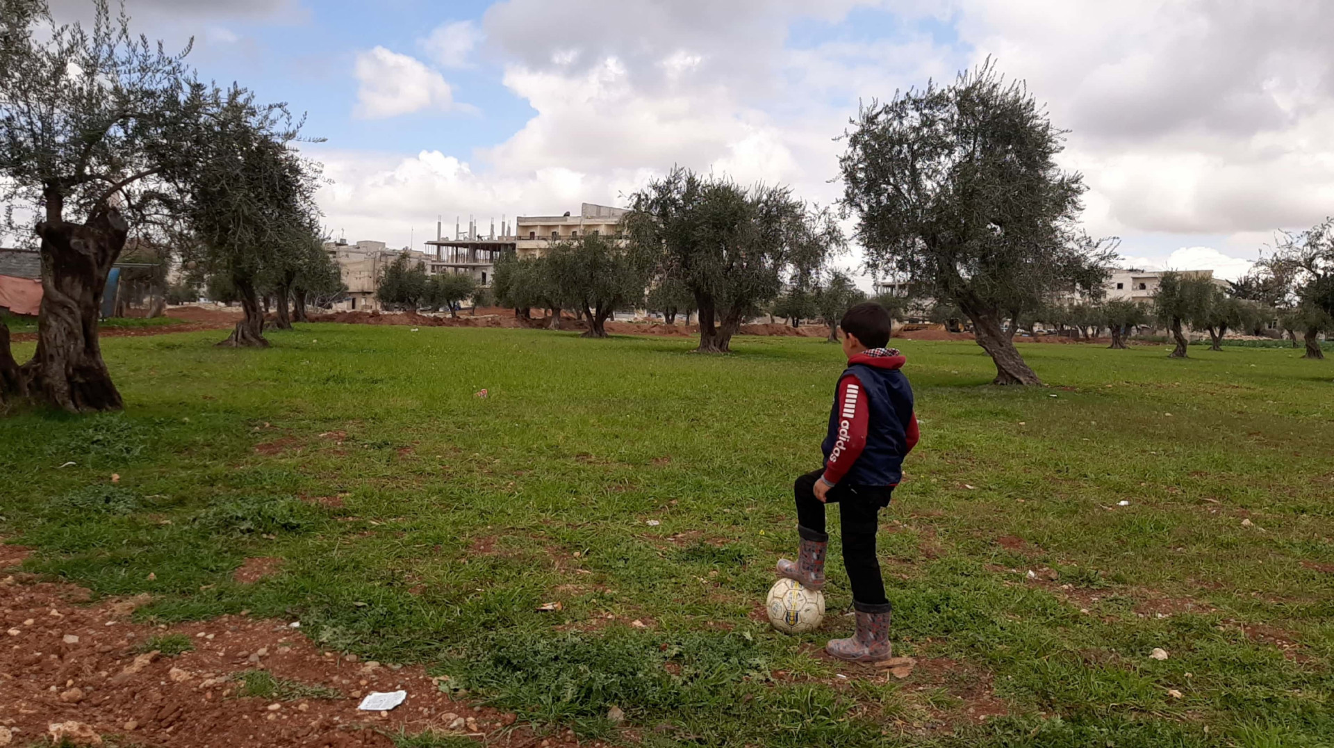 Mahmoud is an orphan from Idlib
