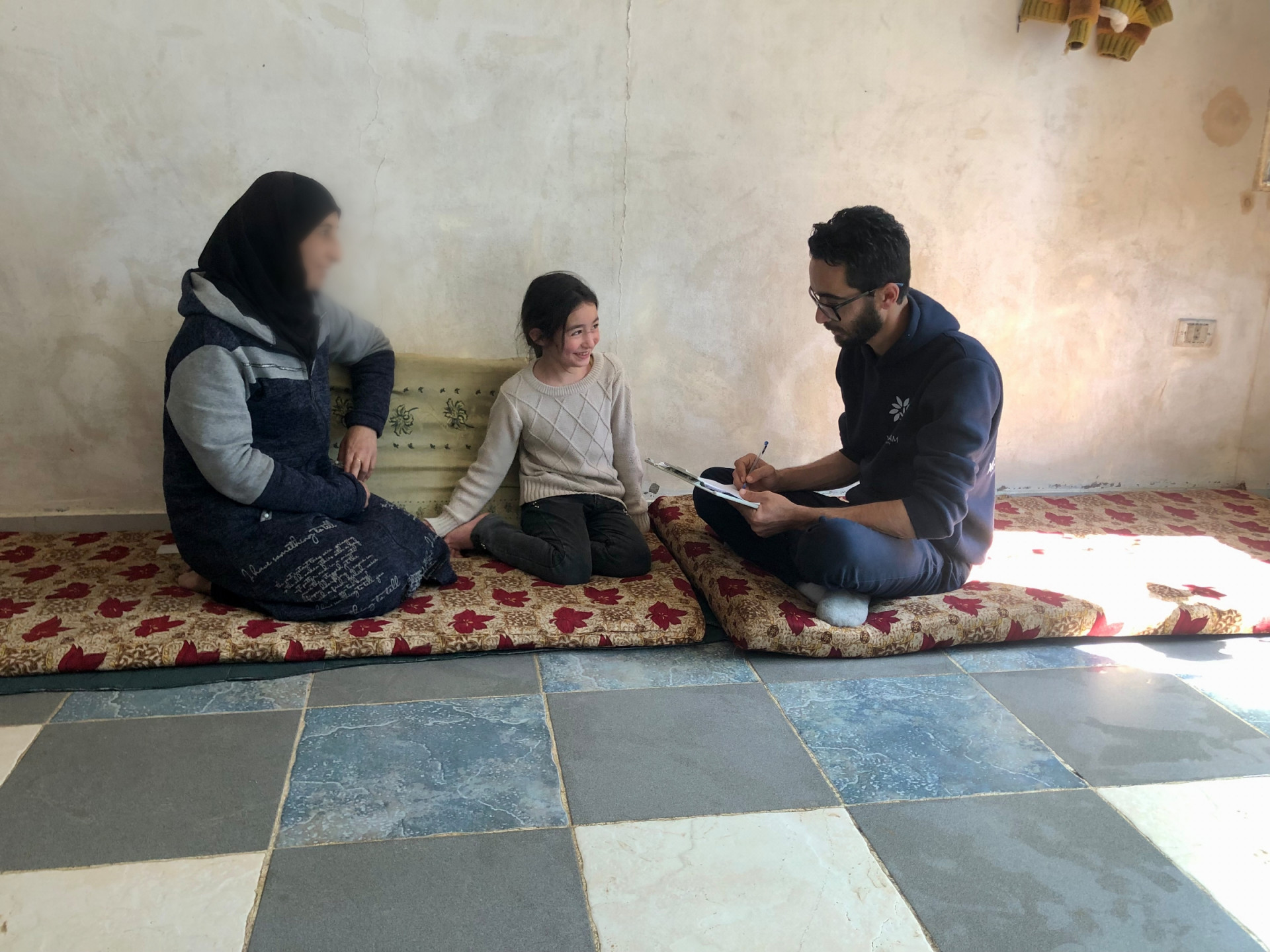 Children under miserable condition