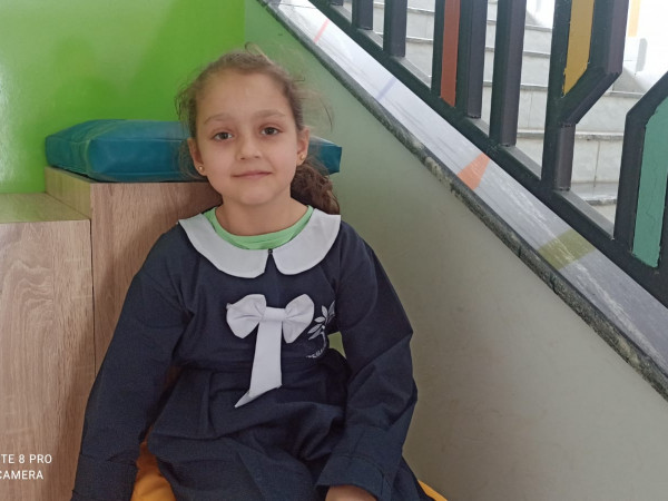 Batoul has started practicing her hobbies and drawing her dreams to achieve her ambition of becoming the best doctor to heal the sick.