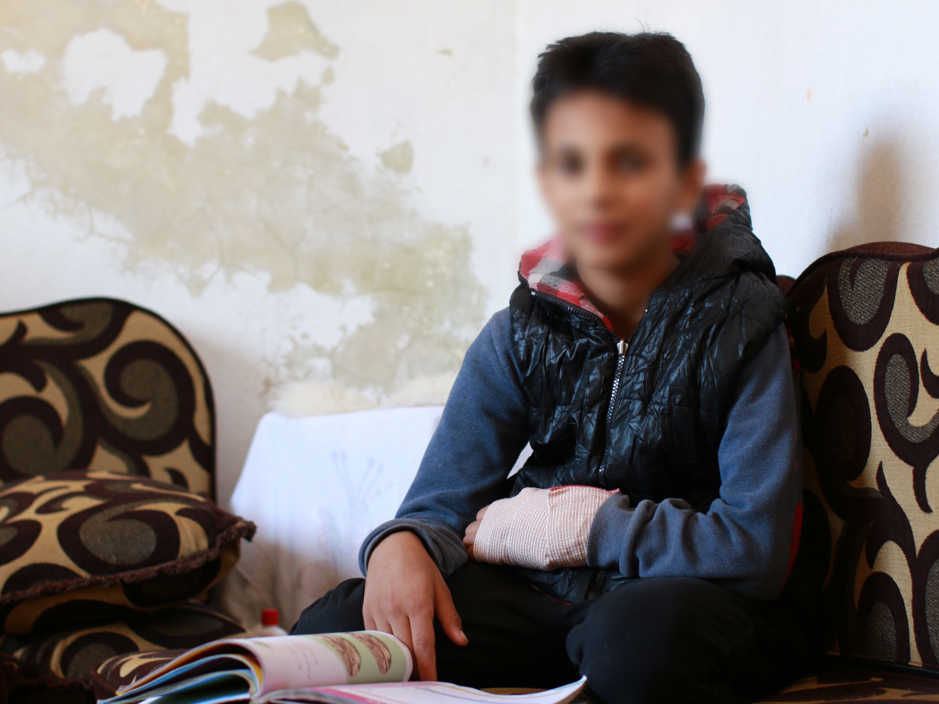 Salem is a child from Homs