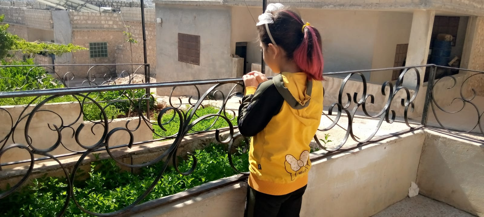 Lujain is an orphan girl from Aleppo