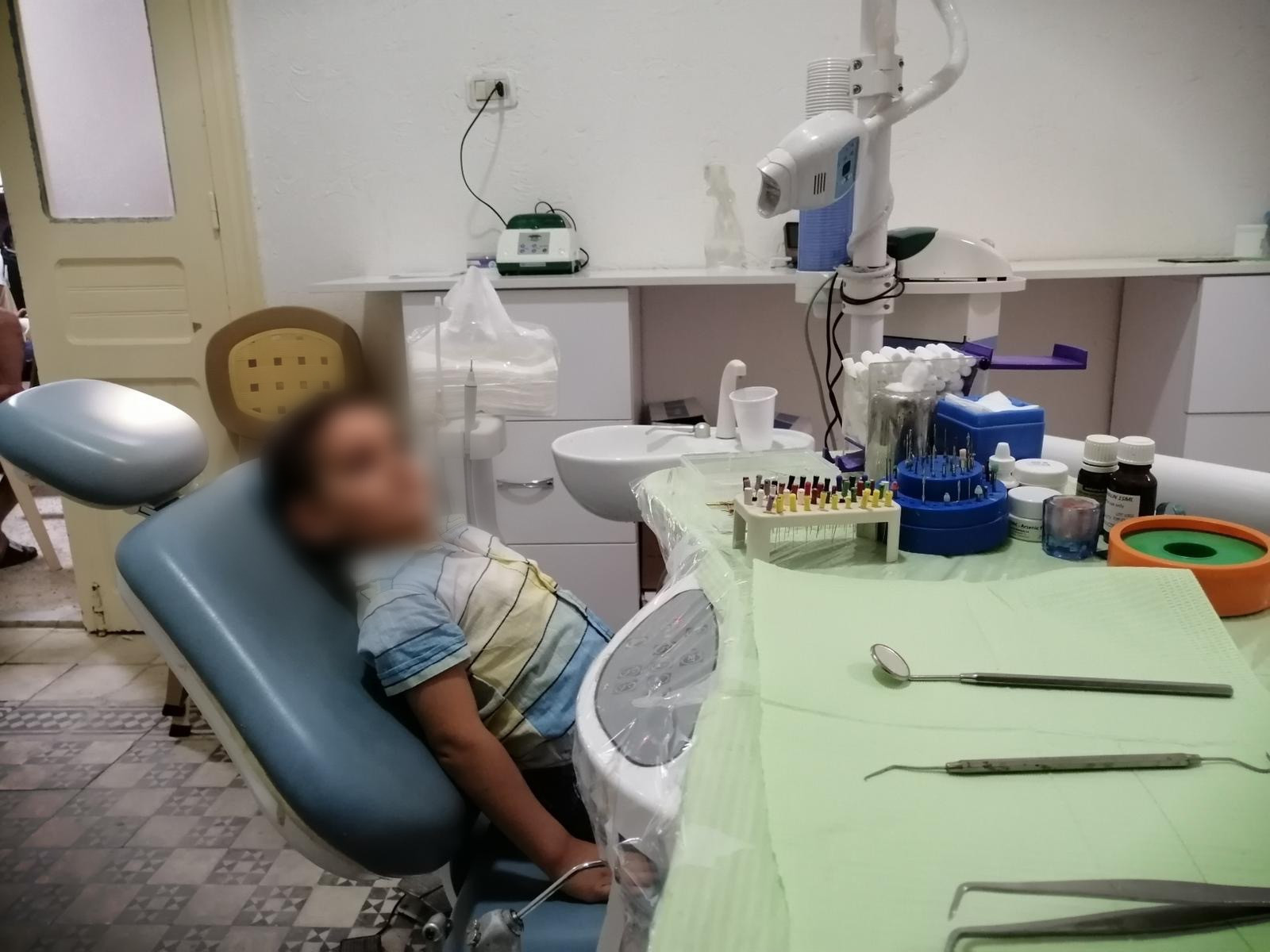 He lost his smile due to periodontitis that requires surgical interventions.