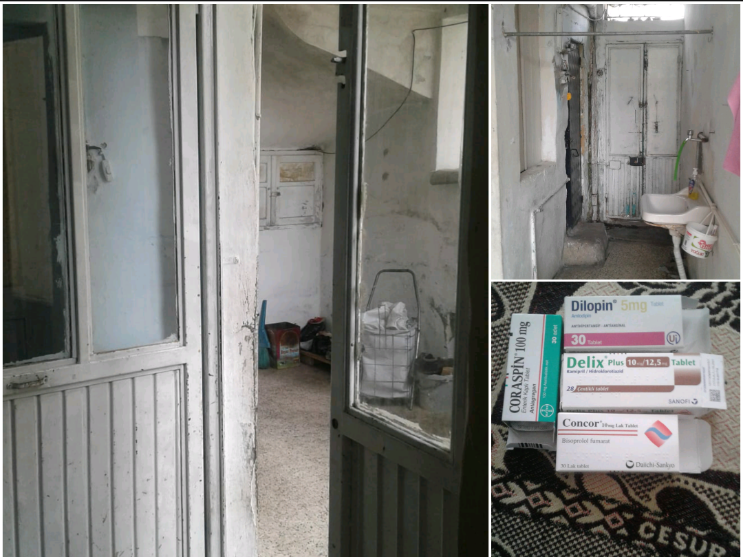An elderly man is losing his hearing