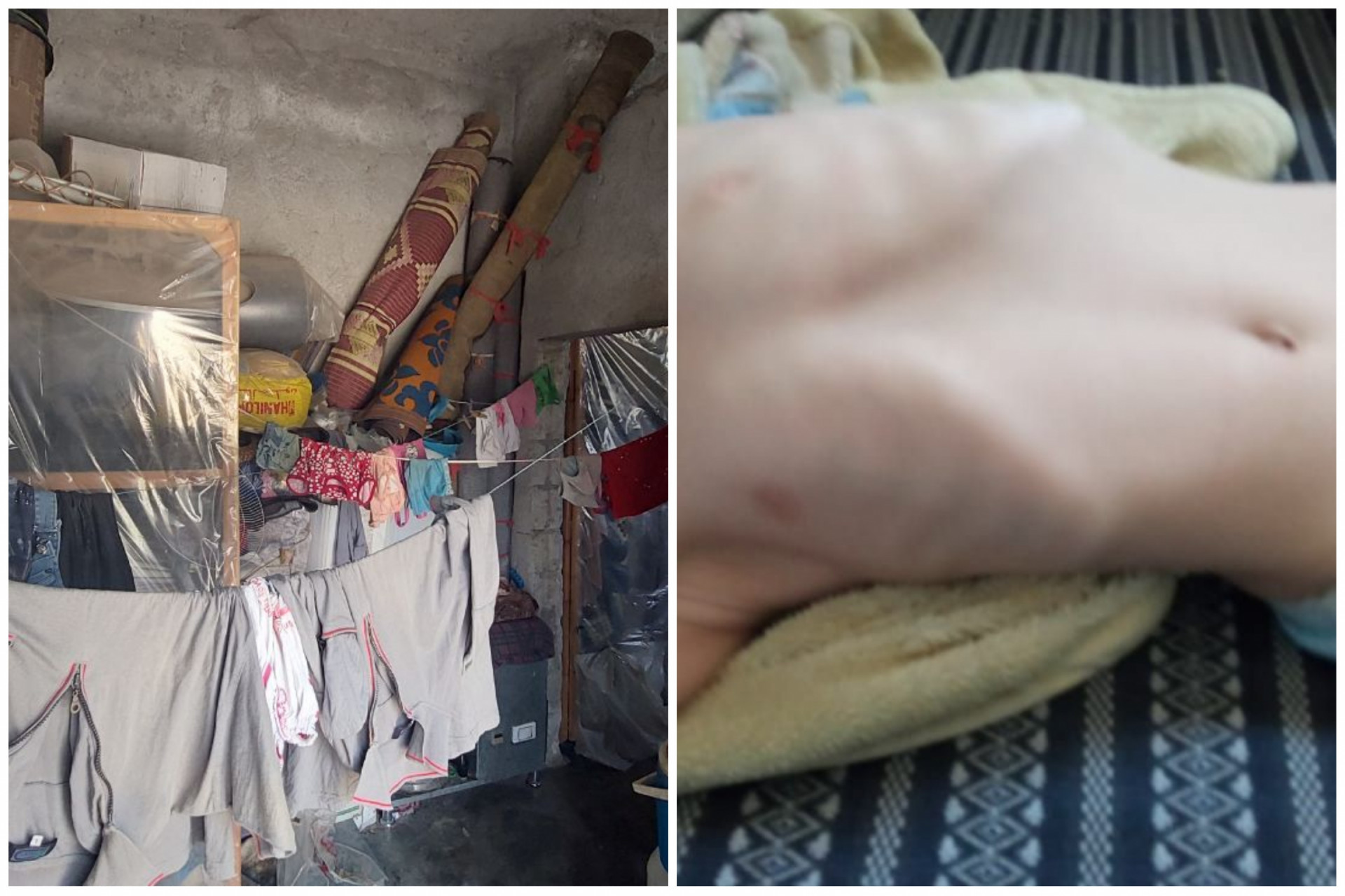 Little kids are sleeping hungry due to poverty