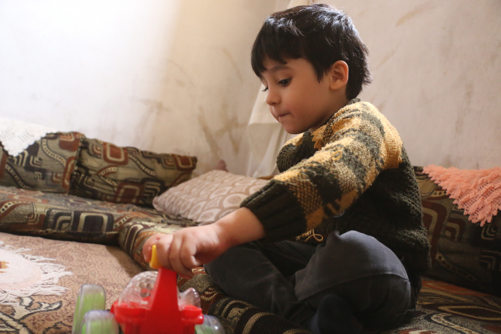 Yaman, an orphan from Deir ez-Zor