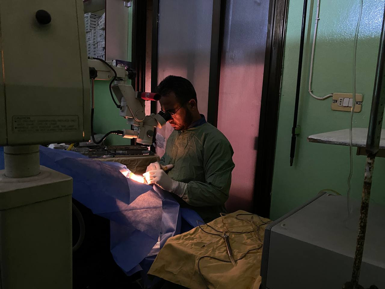 Faiza Nees an Urgent Eye Surgery