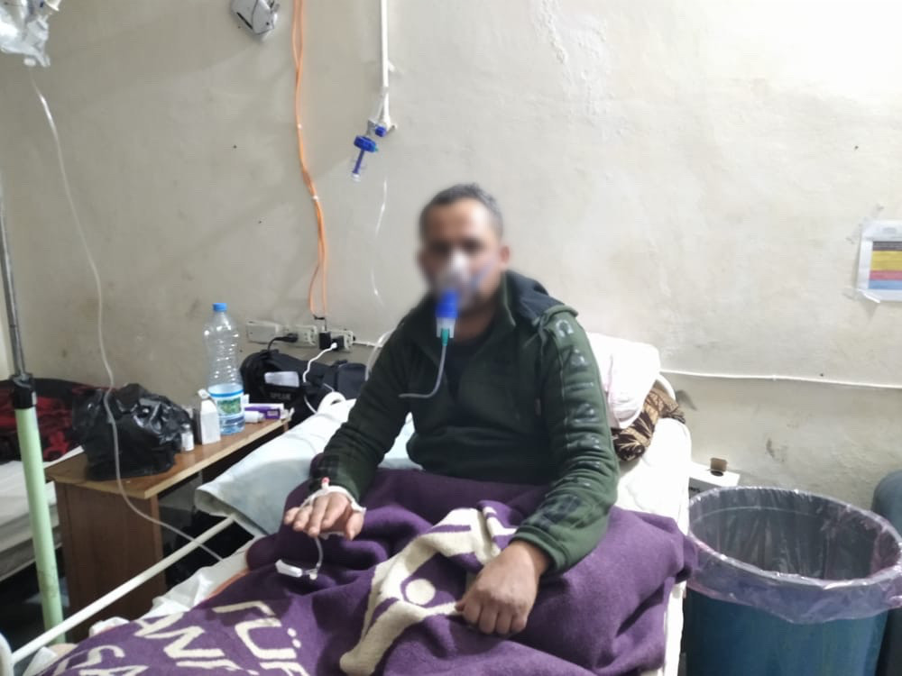 He was diagnosed with COVID-19 and needs urgent help