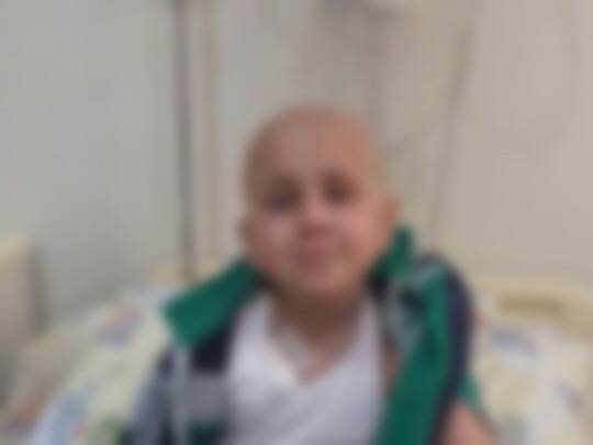 Child with leukemia