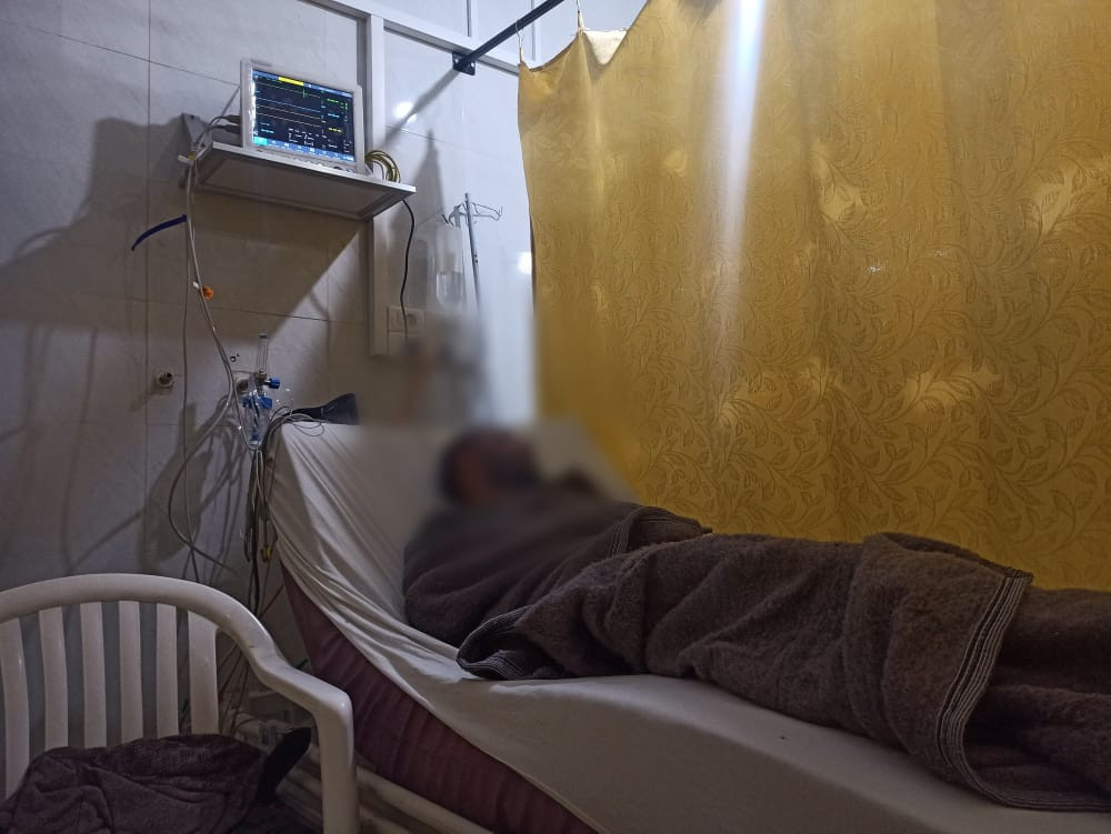 Hussein needs cardiac catheterization and stents