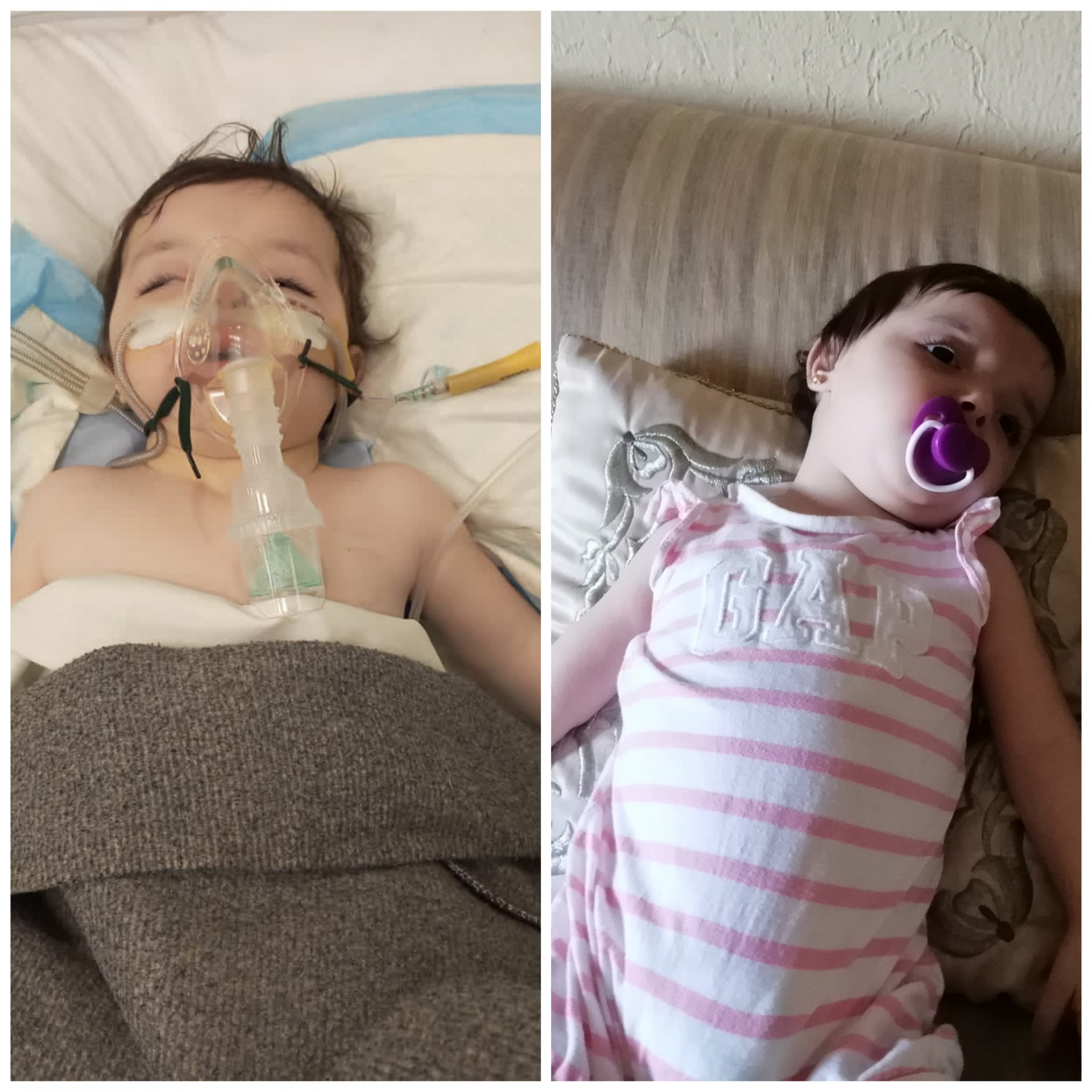 Joudi is a two-year-old girl who is enduring severe pain