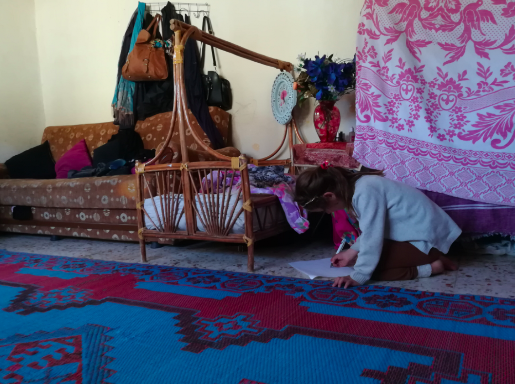 A family living in a tragic situation
