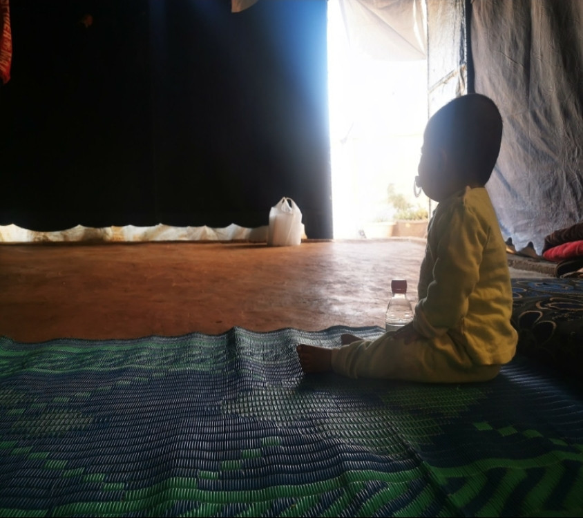 Obada is an orphan child from Idlib