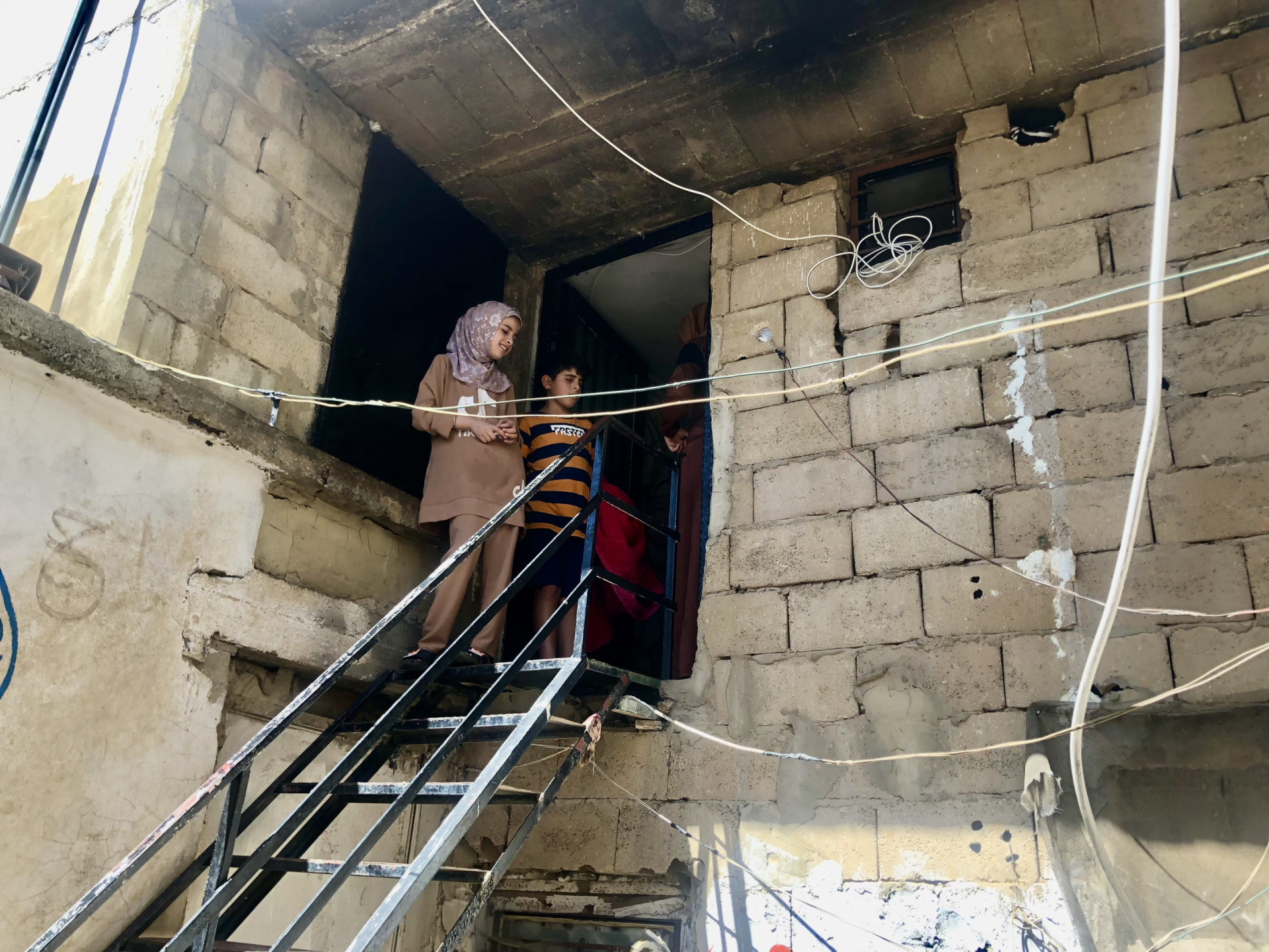 Amena and her family are facing harsh living conditions