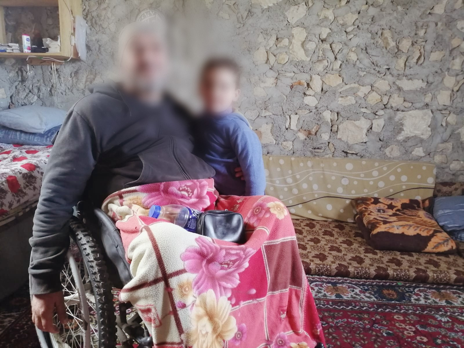 A slit made uncle Imad disabled.