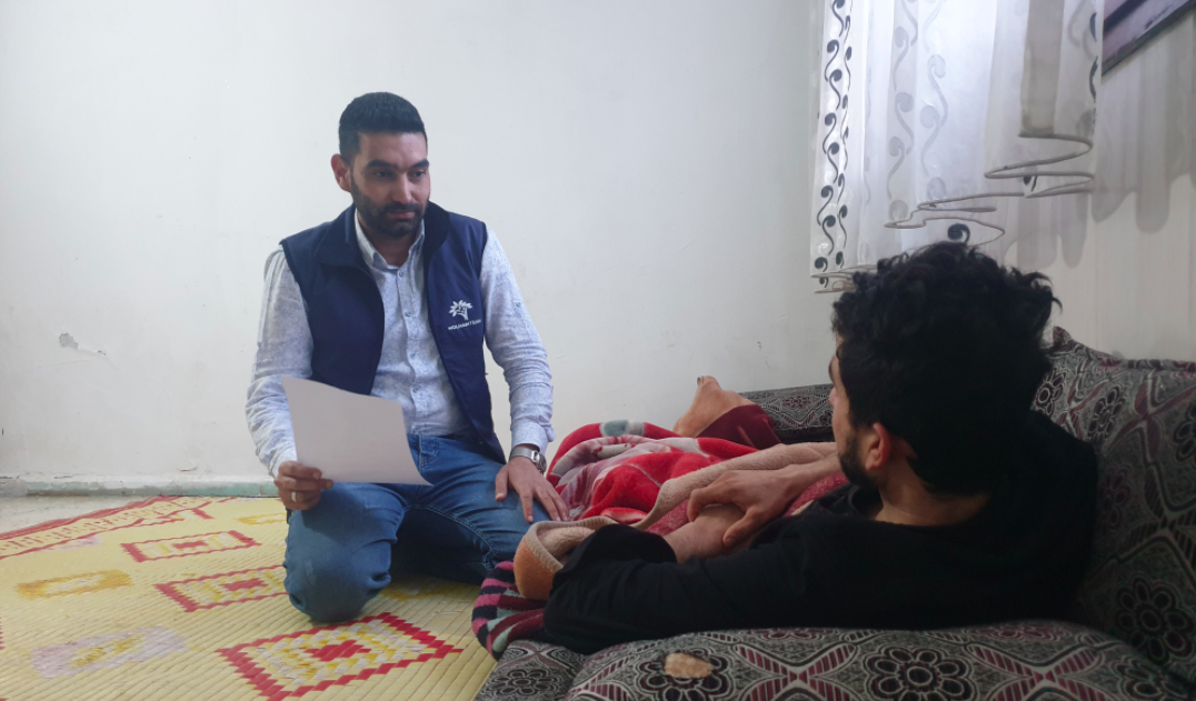 Yusef's injury made him unable to provide for his family's needs, and he needs physiotherapy!