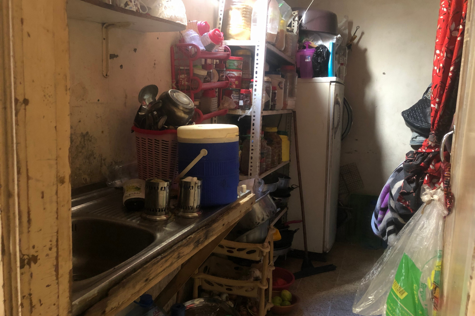 A poor living situation and a harsh life.