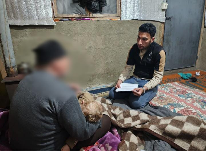 A family in Arsal camp