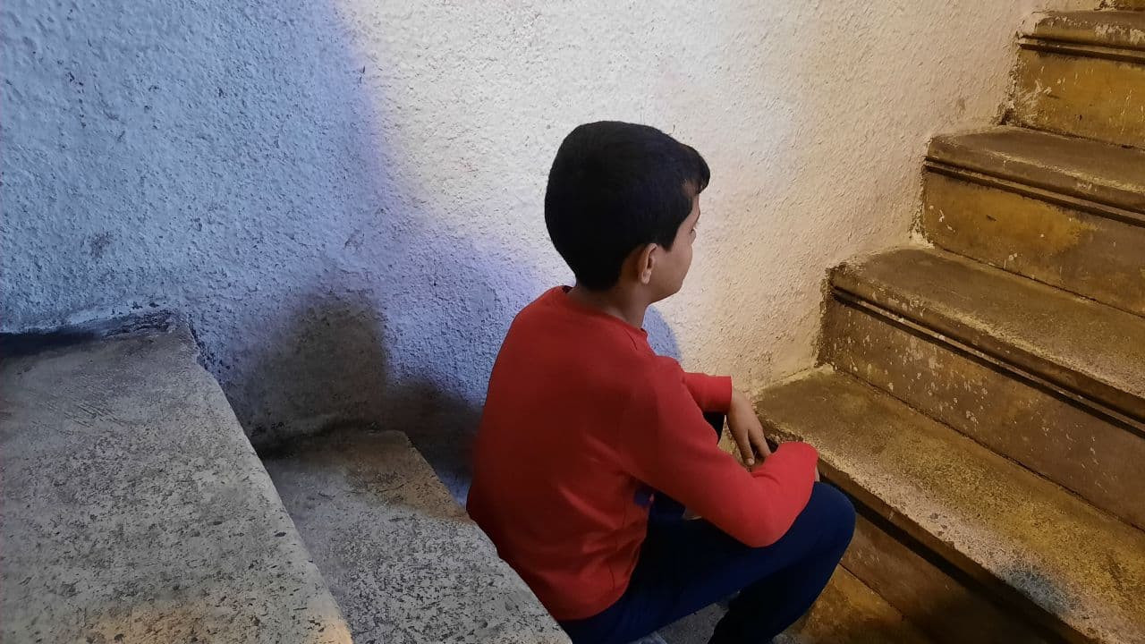 Abdullah, an orphan from Aleppo
