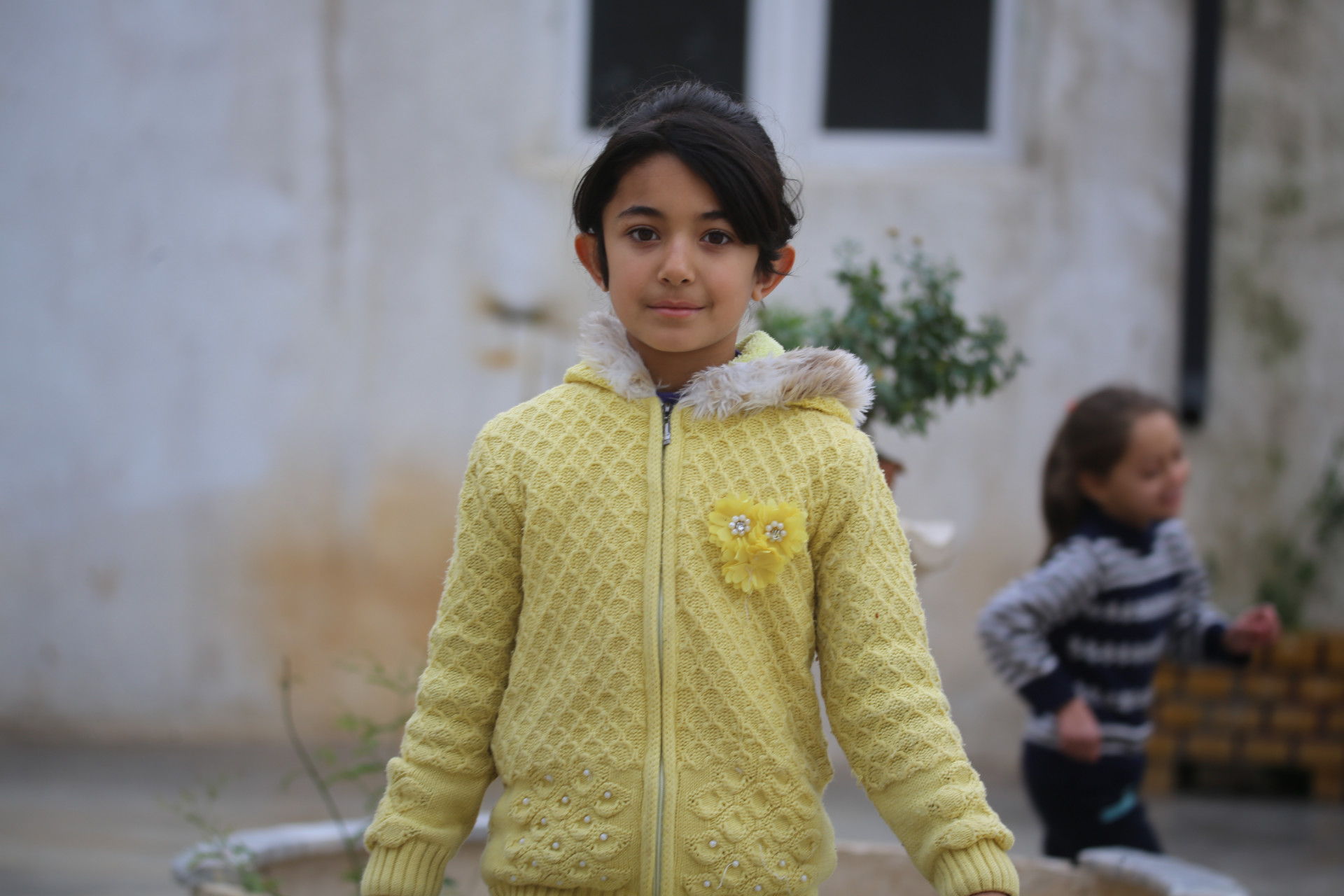 Remas, an orphan girl from Idlib