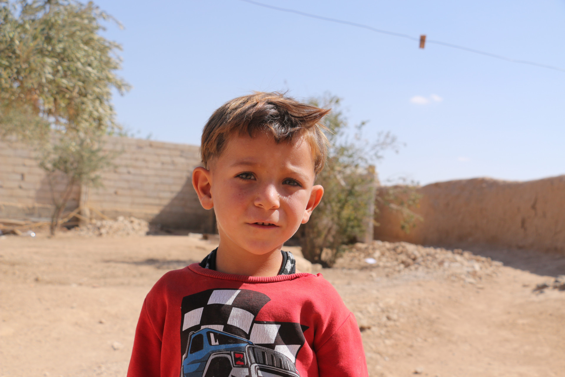Mohamad is an orphan from ar-Raqqa