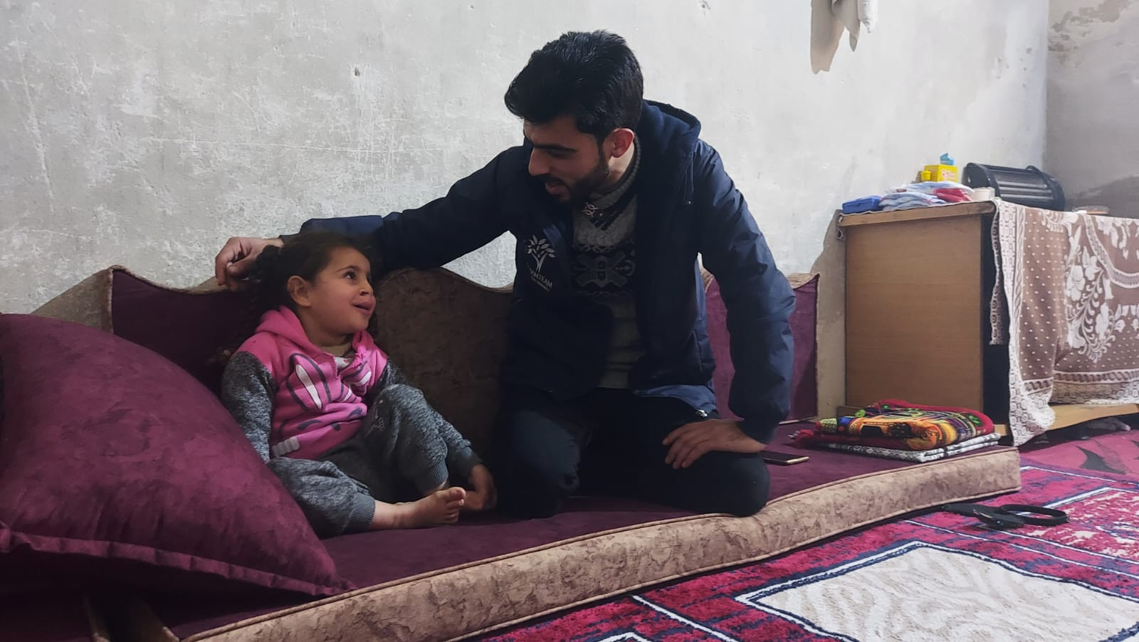 Omar's family is living in difficult living and health conditions and needs your help.