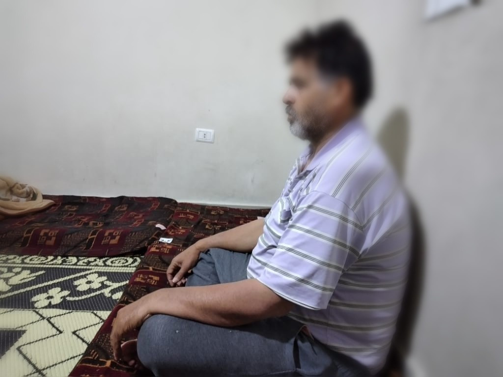 He is with diabetes that damaged his eyes