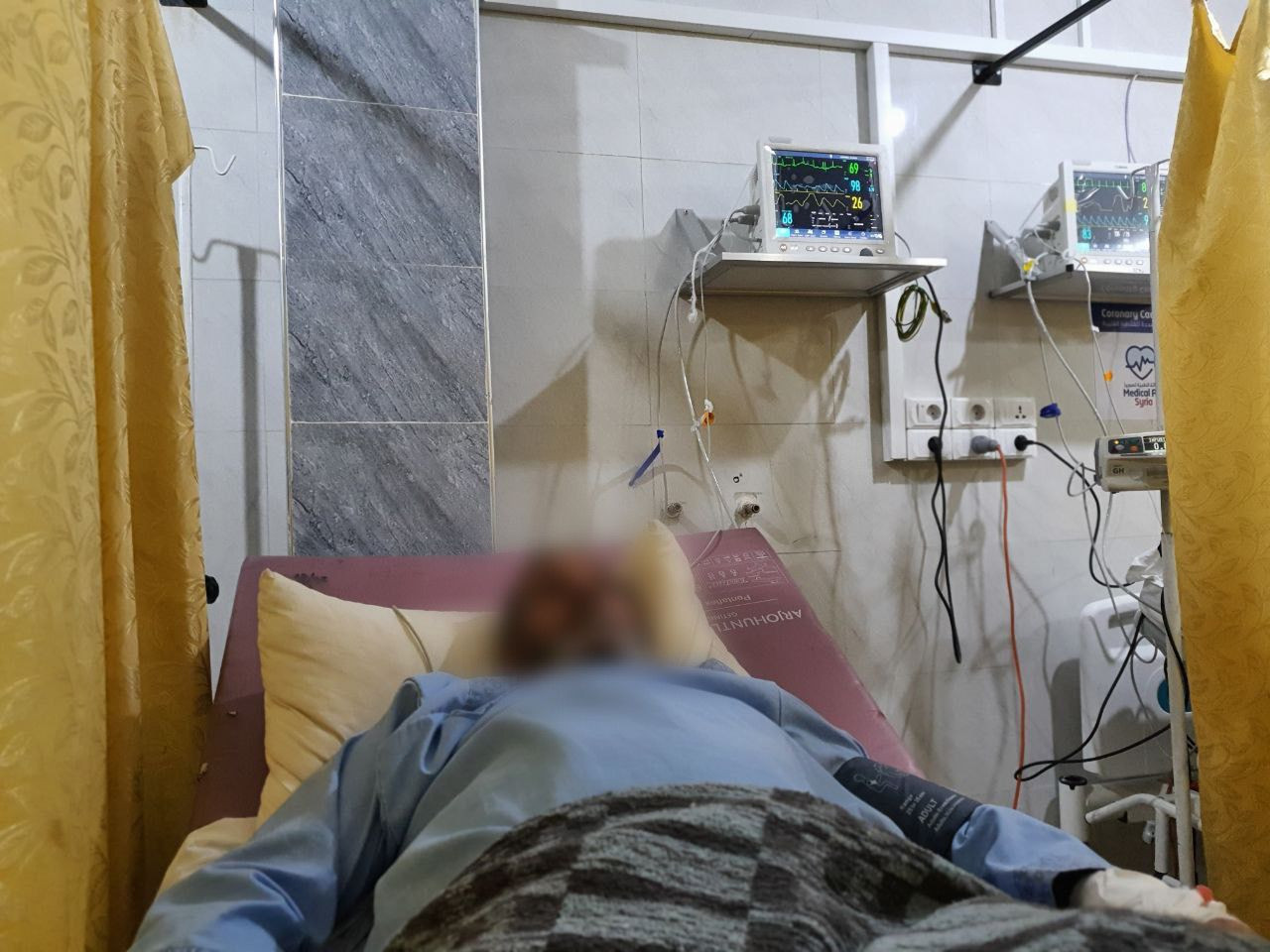 Mohammad had a heart attack and he's in urgent need for two heart stents implantation