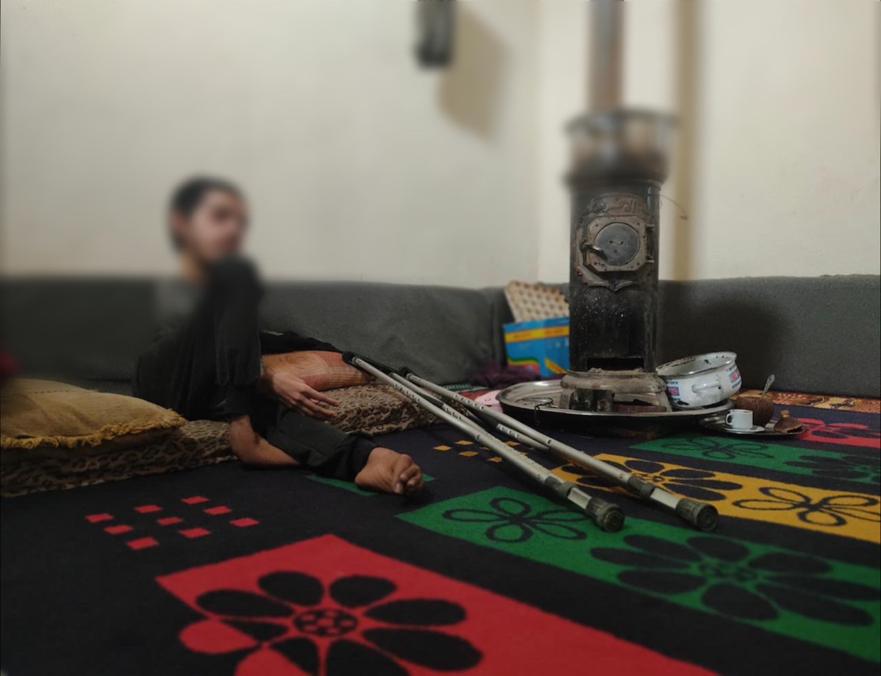 Abdulhakeem is a young man with neuratrophy