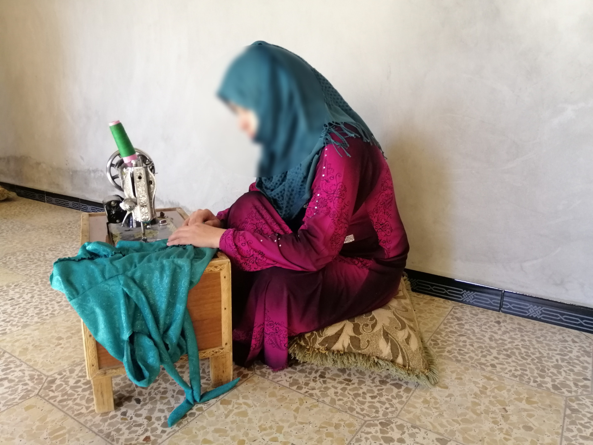 Hanan can't hear or speak, needs sewing machine to make living