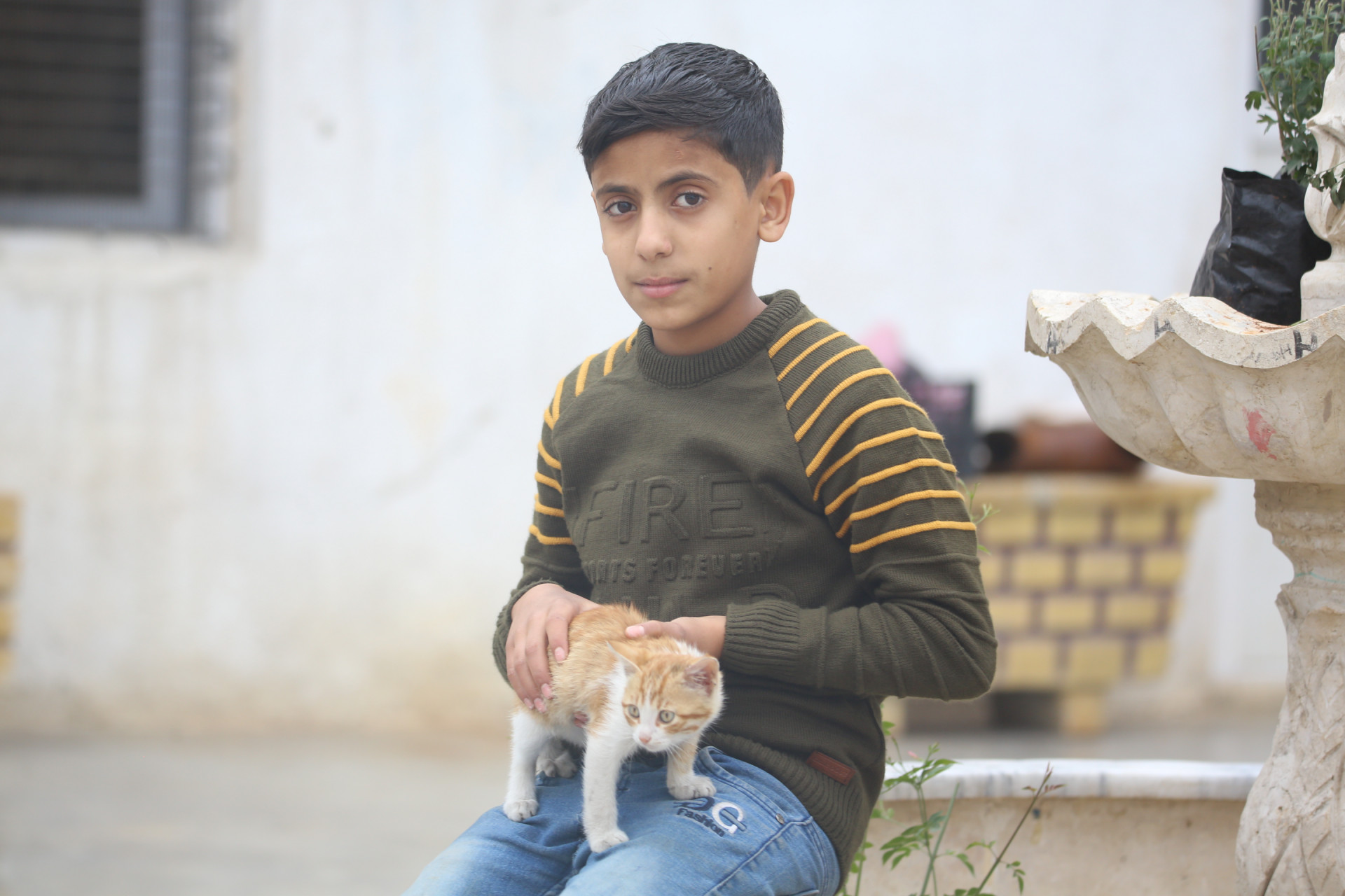 Yaser, an orphan from rural Aleppo