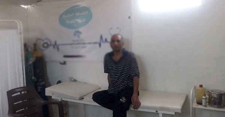 Diabetic man needs examinations and medications.