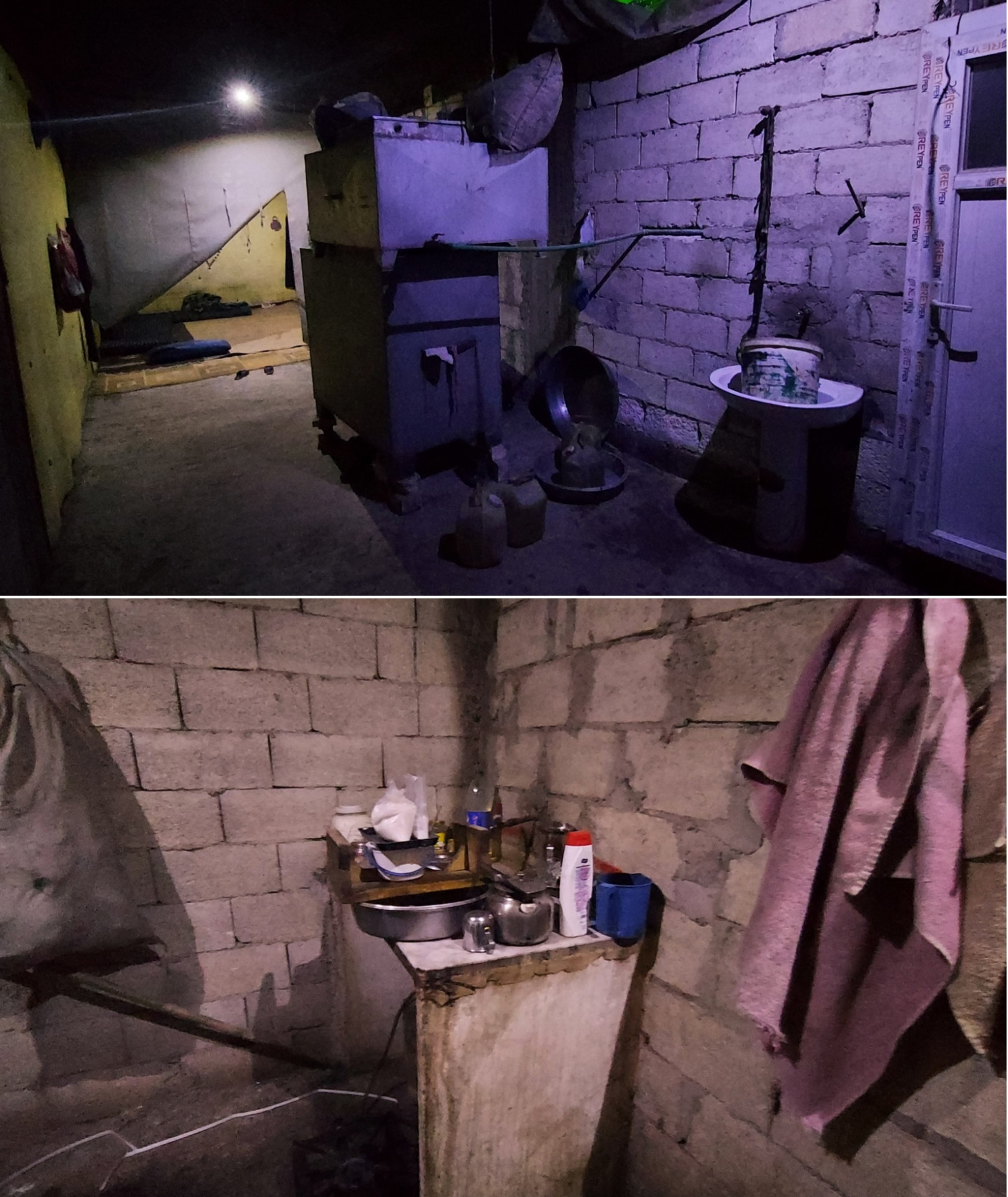 They live in a run-down house in dire poverty
