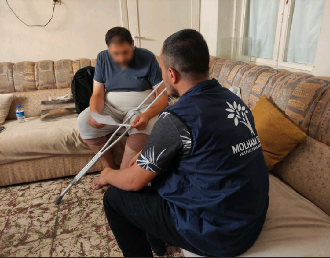 Muhammad has hemiplegia and needs your help