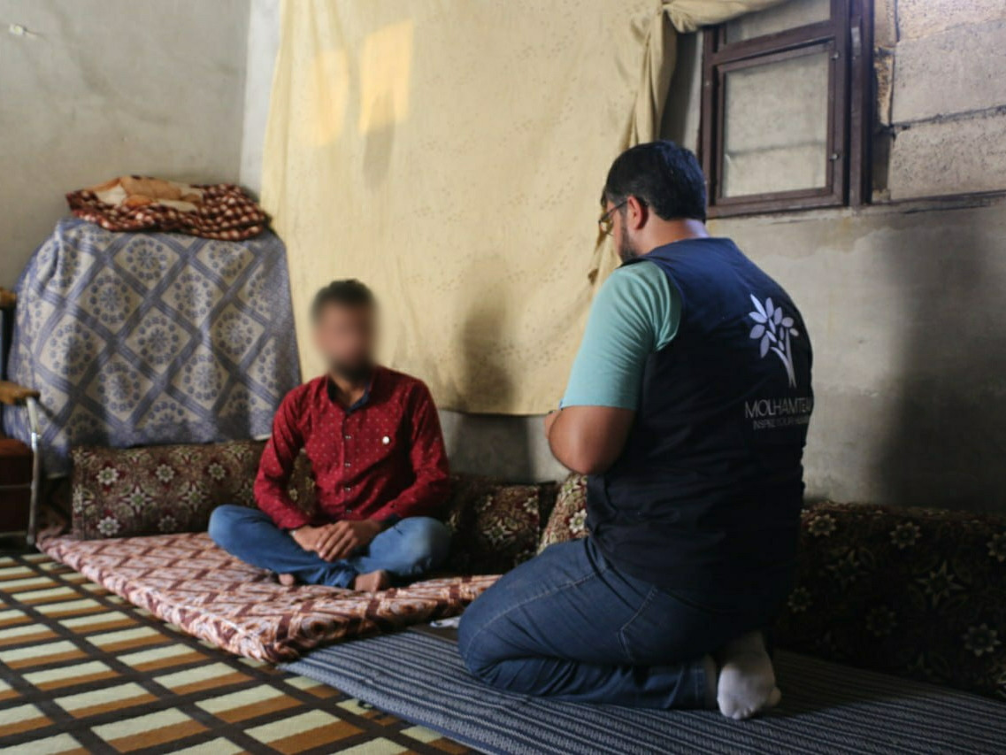 Ibraheem is blind and needs your help for his children.