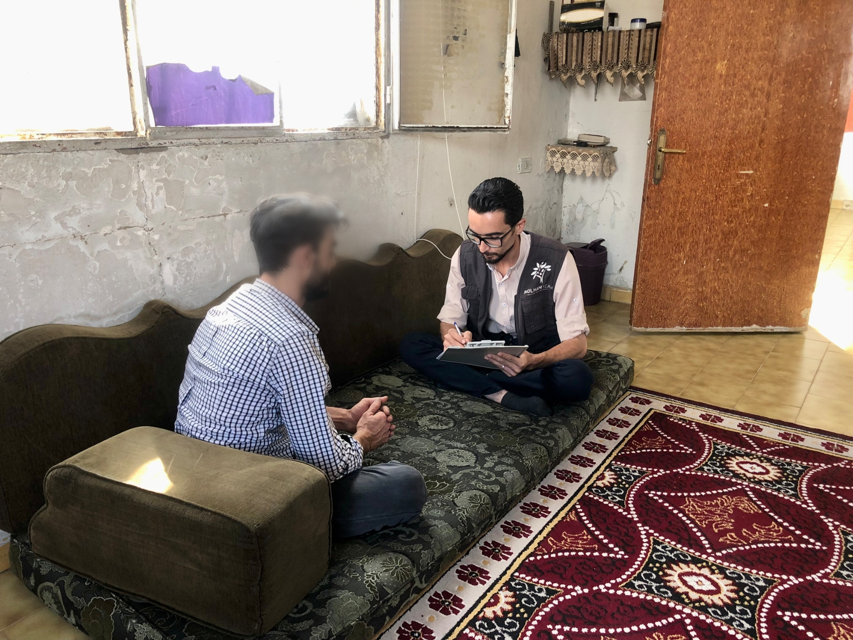 Ahmed lives in difficult conditions bearing a lot of responsibility.