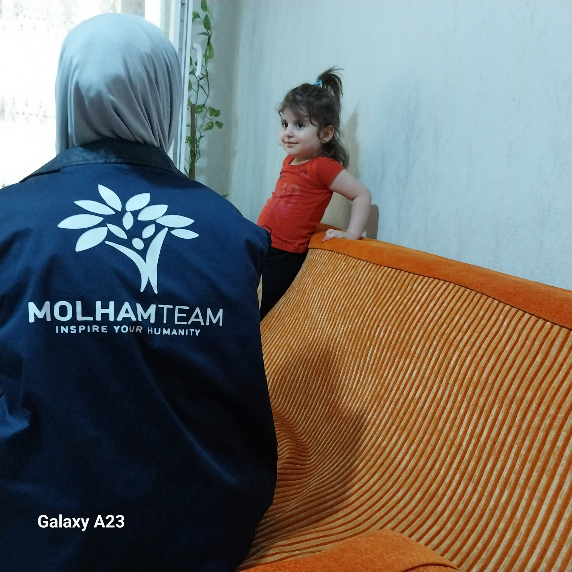 A deaf little girl in urgent need of medical earphones