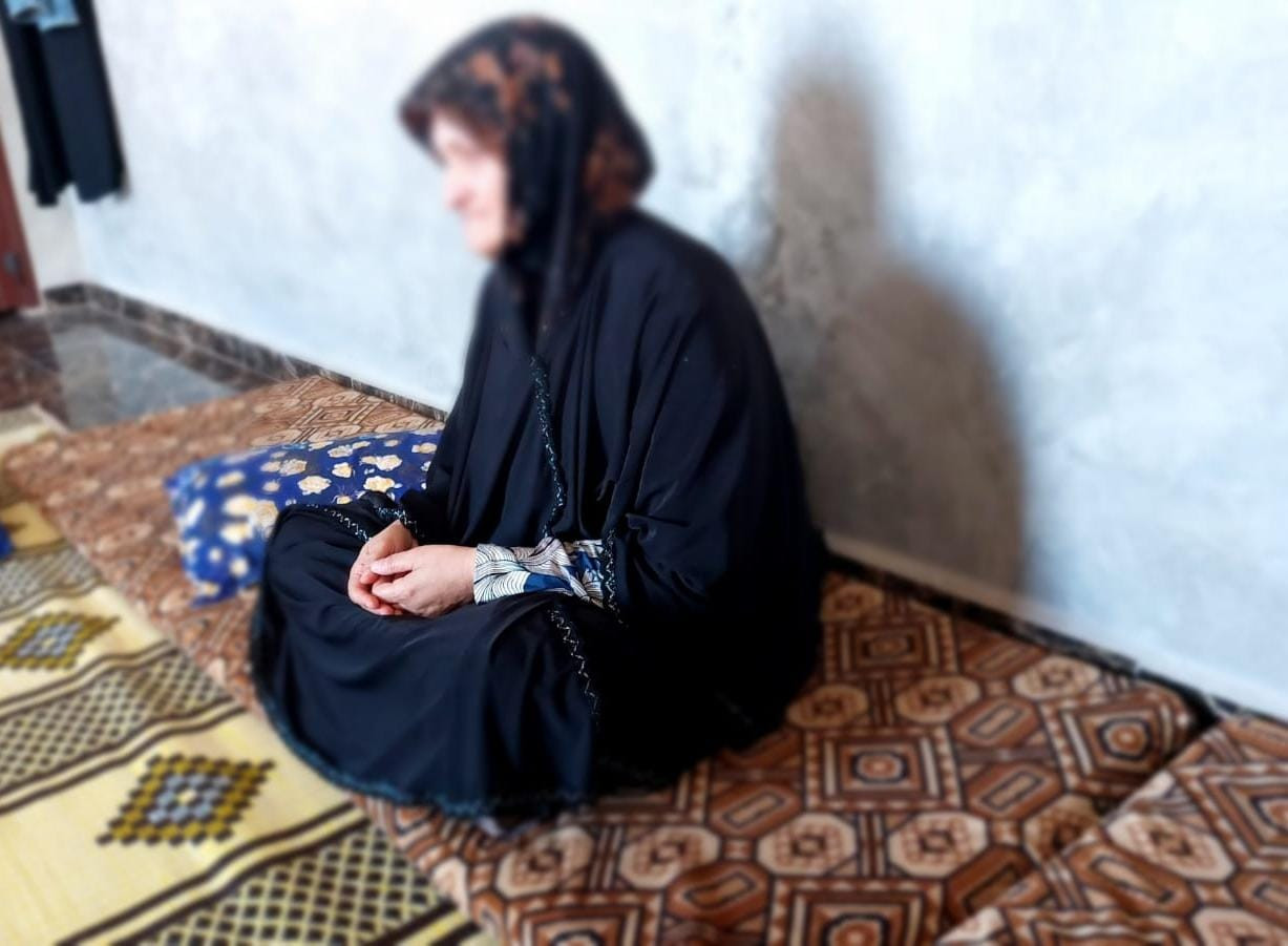 Ebtisam suffers from cancer and needs medical care.