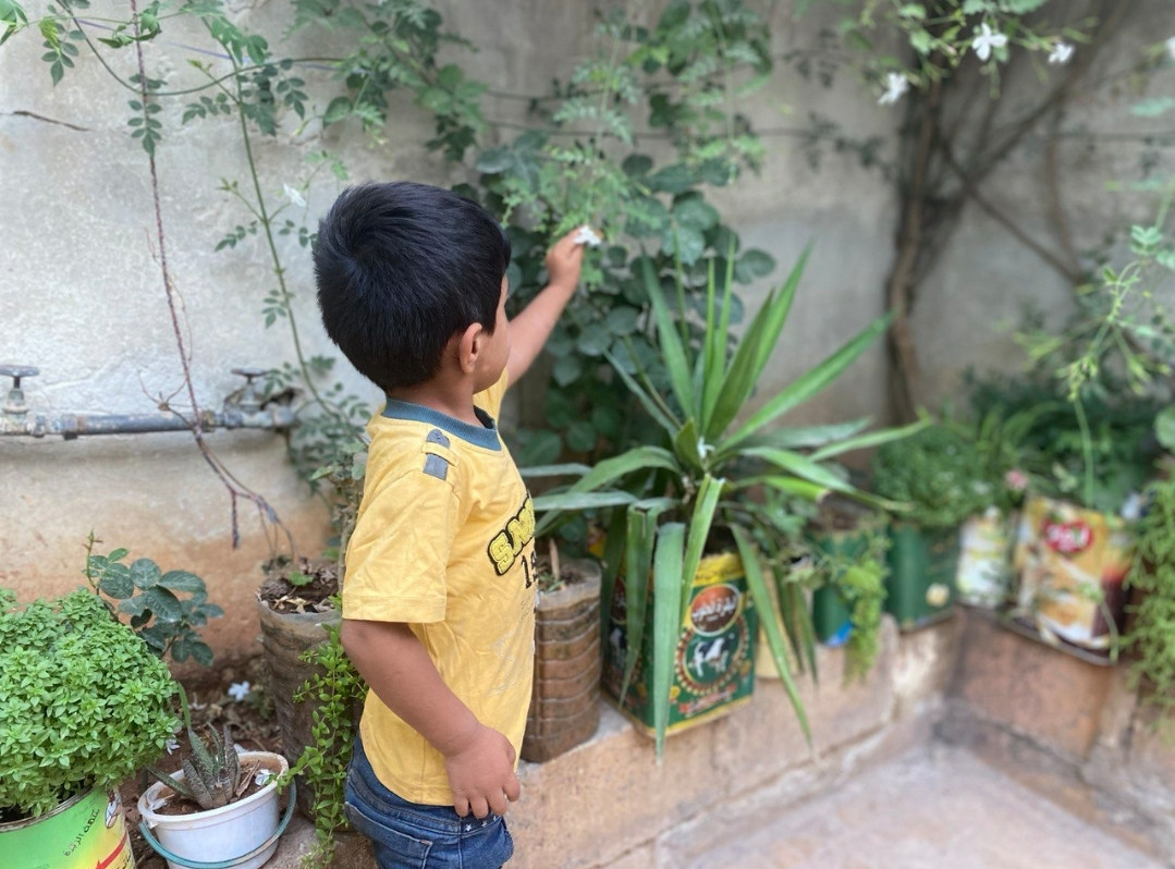 Muhammad, an orphan from Idlib