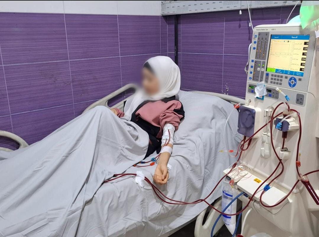 She suffers from a severe kidney sufficiency!