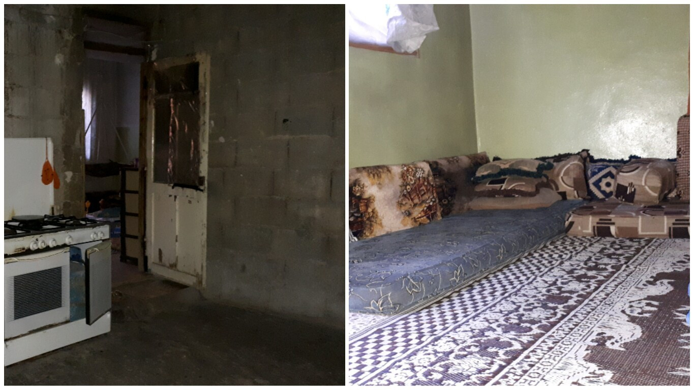 A family in very bad conditions