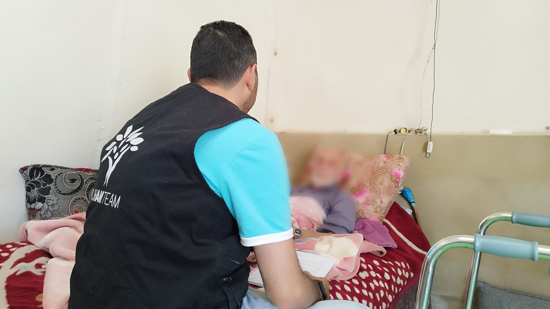 "Facing Tragedy: Alone and Ailing in His Tent after Losing Wife and Son