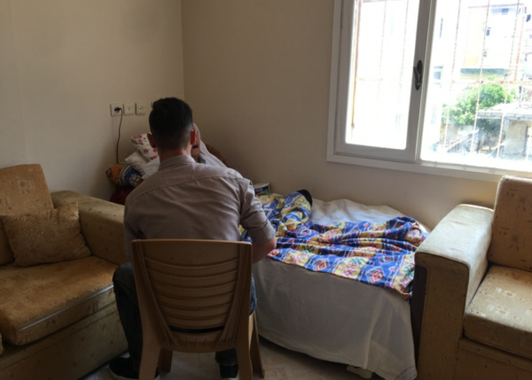 A family lives with a very low salary