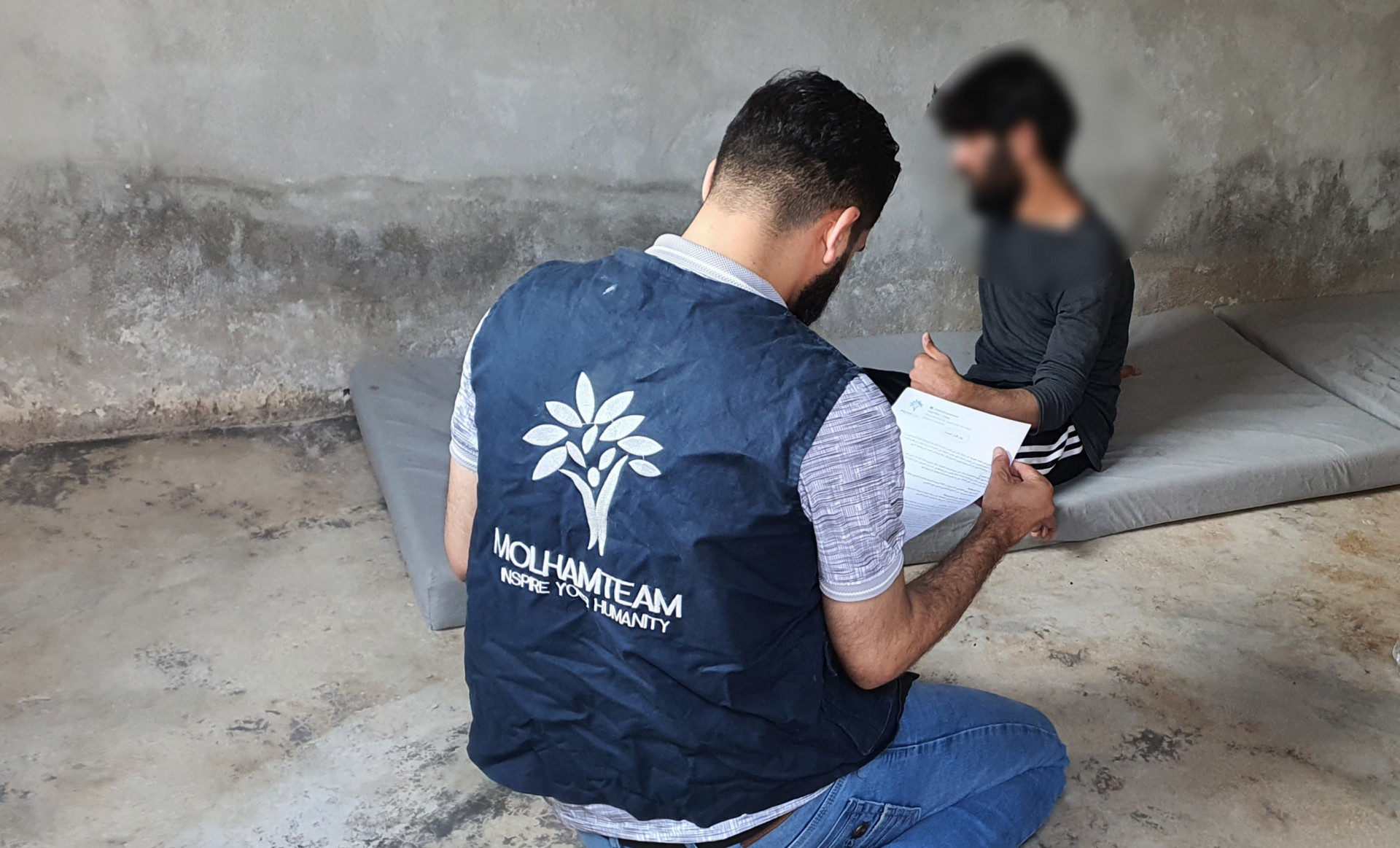 Ahmed is a young man who has been suffering from lower motor paralysis since birth.