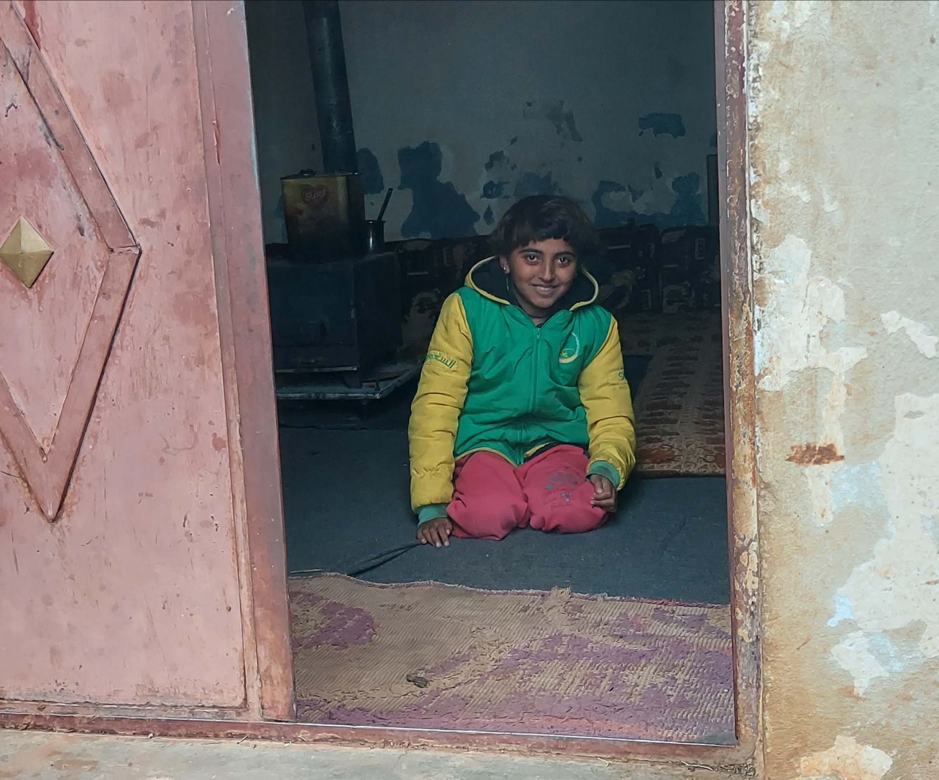 Entisar is a child who suffers from cerebral atrophy